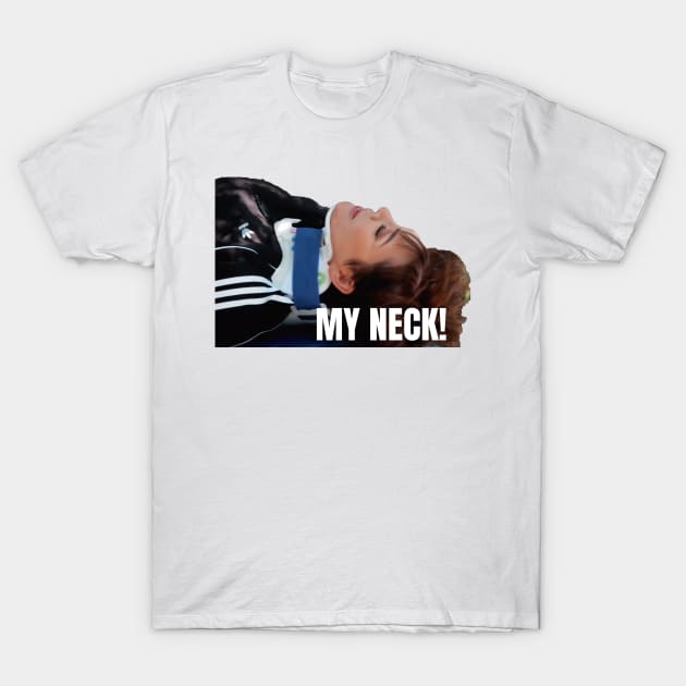 Kris Jenner Neck Brace T-Shirt by ematzzz